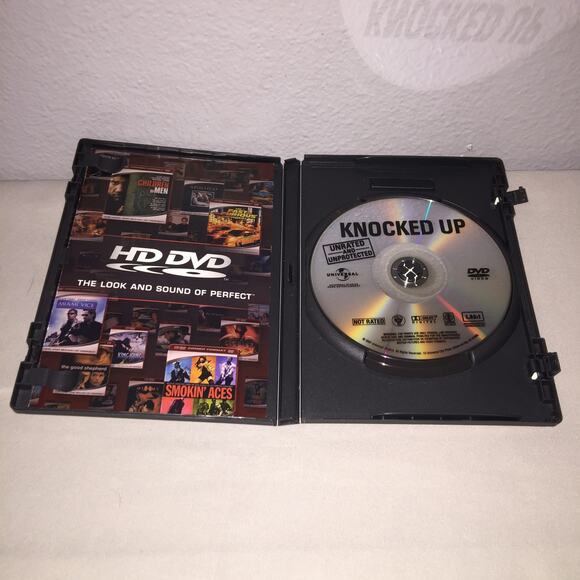 Dvd Used Knocked Up Unrated Slipcover Bonus Features Universal Seth Rogen Heigel - Picture 5 of 6